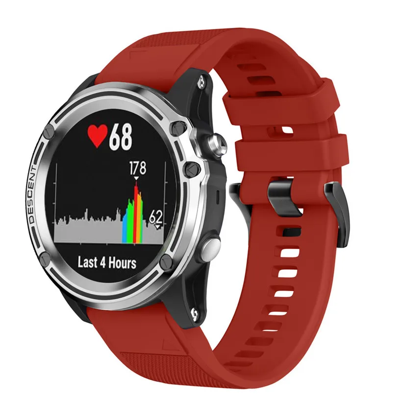 CARPRIE сменный силиконовый мягкий быстросъемный набор ремешок для Garmin Descent Mk1 GPS