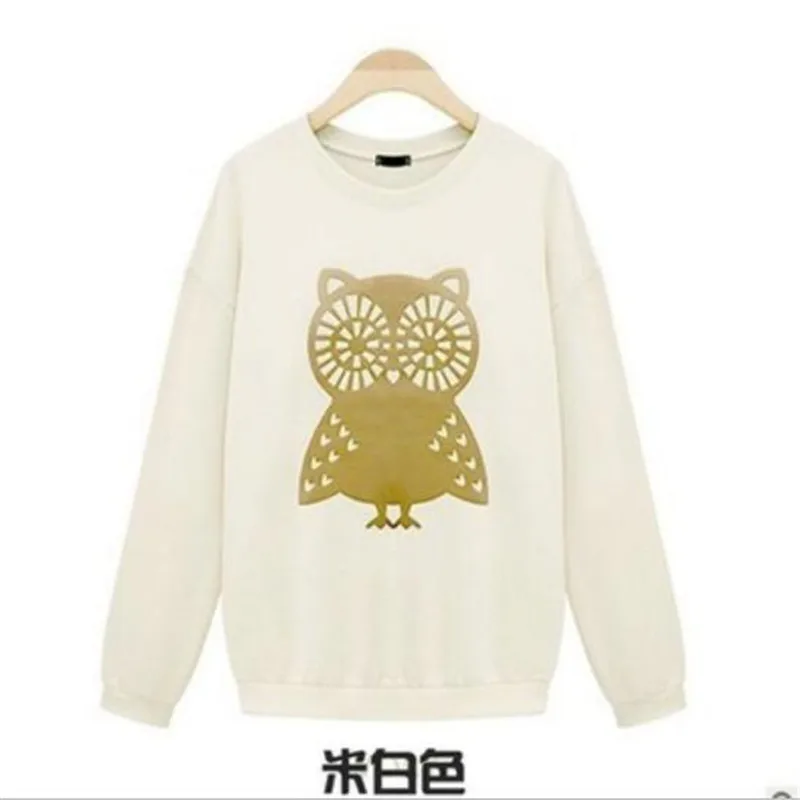 2017 осенние и зимние новые европейские американские модные женские Сова Круглый