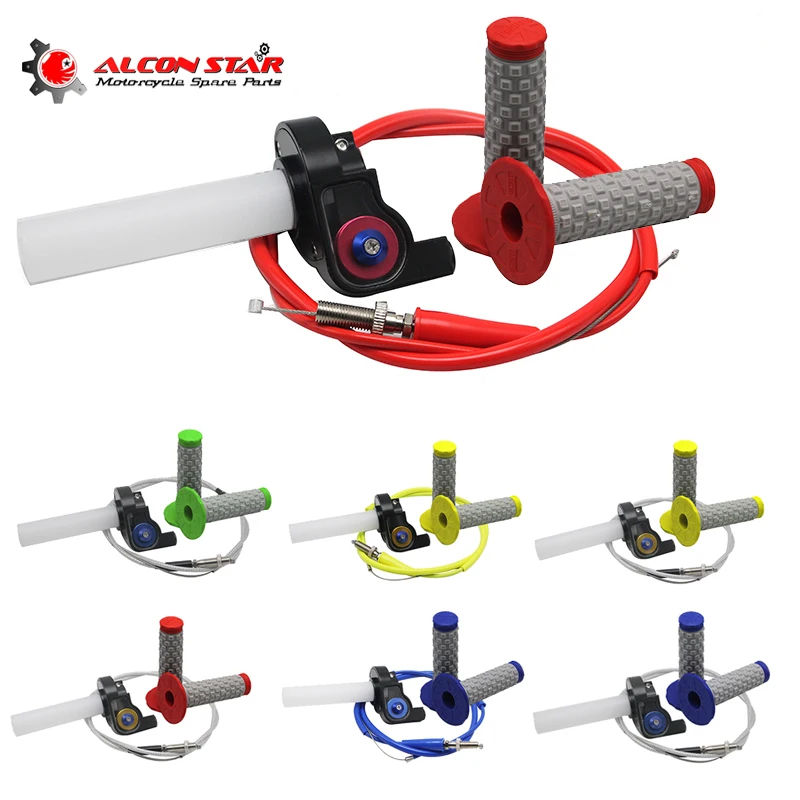 

Alconstar- 7/8 ''быстродействующая рукоятка дроссельной заслонки с кабелем и рукоятками для 50-250cc мотоцикла квадроцикла питбайка