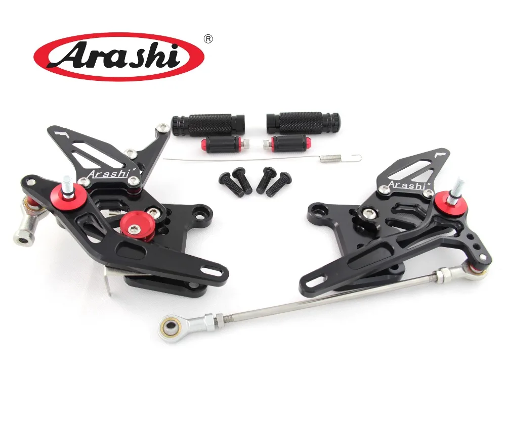 Регулируемые подножки Arashi для TRIUMPH Speed Triple 1050 2005 - 2010 CNC всадника заднего хода 2006 2007