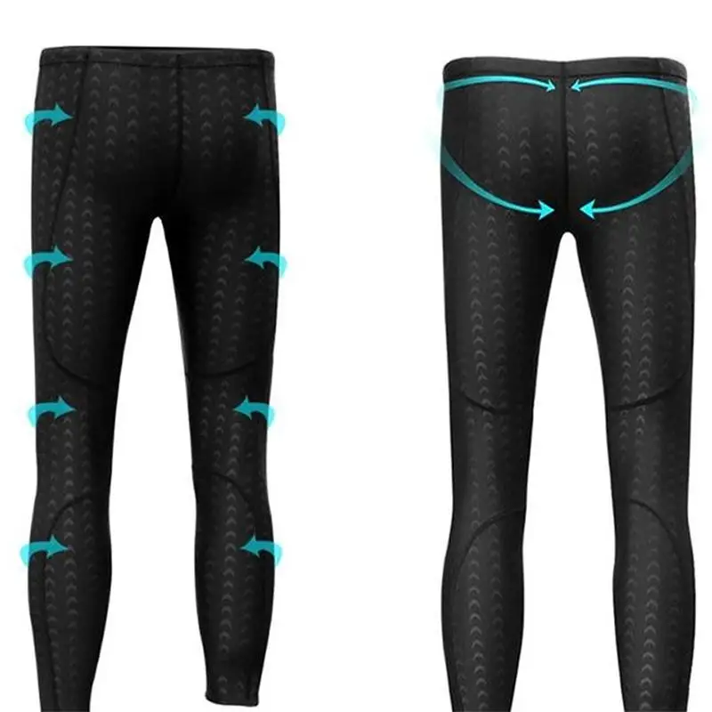 2018 мужские Длинные плавки Профессиональные черные sharkskin солнцезащитные