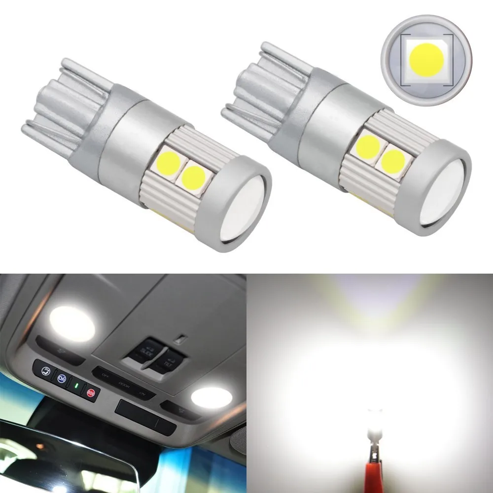 2 шт. стайлинга автомобилей авто светодиодный T10 194 W5W 9SMD 3030 светильник лампы