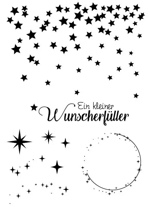 Star background Transparent Silicone Stamp Seal for DIY scrapbooking photo album Decorative clear stamps A559 | Дом и сад