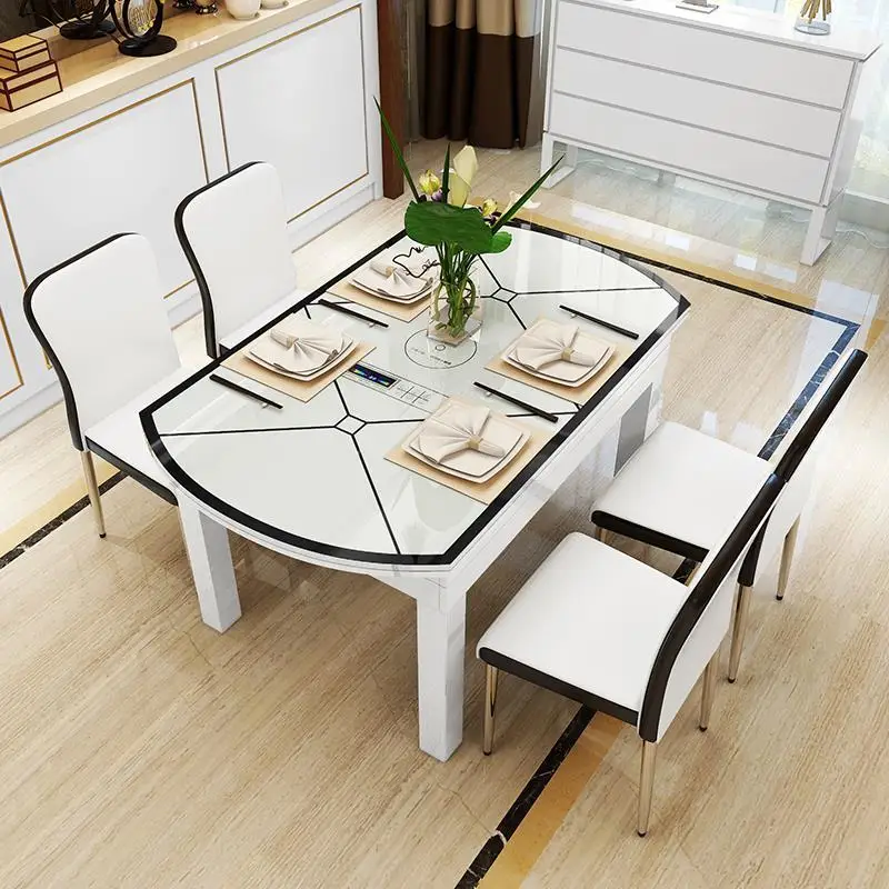 Comedores Mueble Pliante A Manger модерн Tafel Redonda кухонный обеденный набор круглый стол Bureau Mesa De