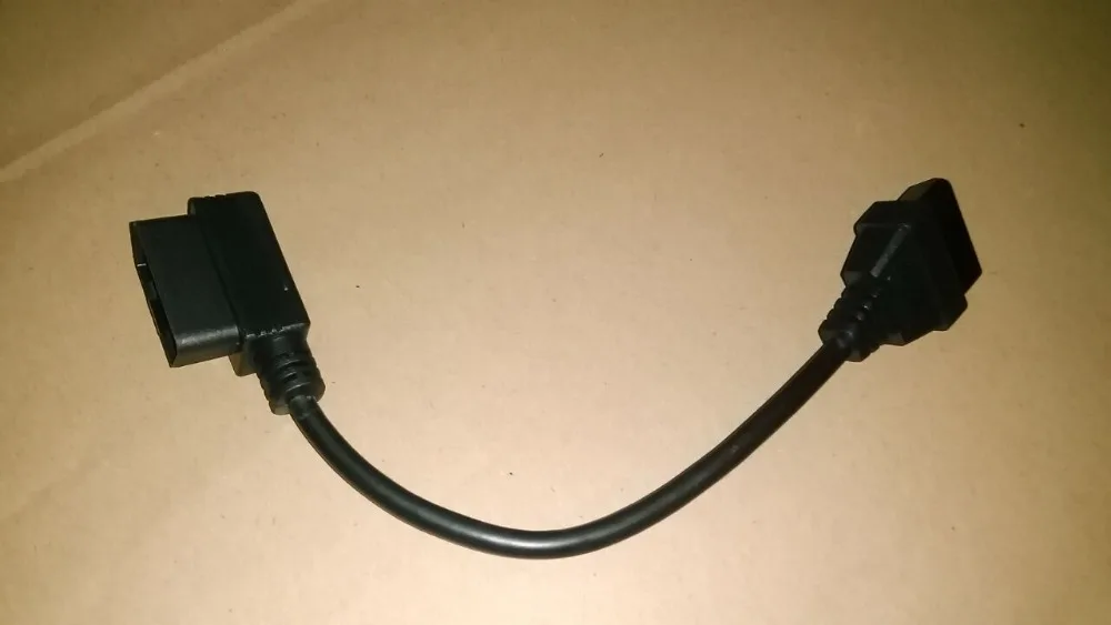 10 шт. OBDII OBD2 OBD 16 Pin Штекерный Женский удлинитель Автомобильный диагностический