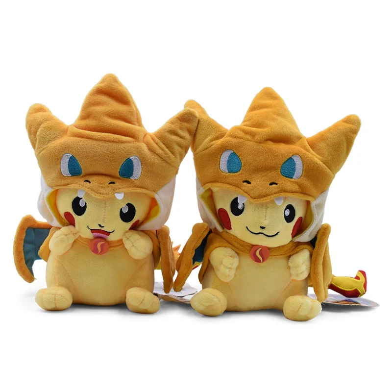 16-30 см Пикачу Косплей Чаризард Vulpix Gyarados мультфильм плюшевые куклы игрушки Аниме Пикачу мягкая игрушка для детей лучший подарок