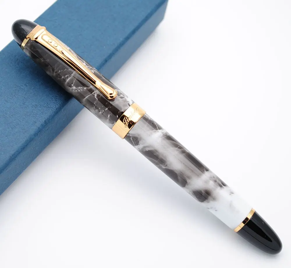 Grey Marble JINHAO X450 авторучка M перо Фирменная Новинка чернильная ручка - Цвет: Grey Marble