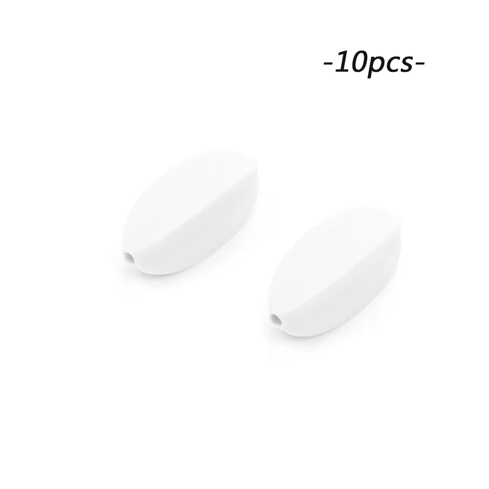 snow LOFCA 10 шт./лот силиконовые бусины карамболь BPA Бесплатно Детские Прорезыватели жевательные Детские Прорезыватели игрушки DIY ожерелье уход аксессуары Изготовление - Цвет: snow