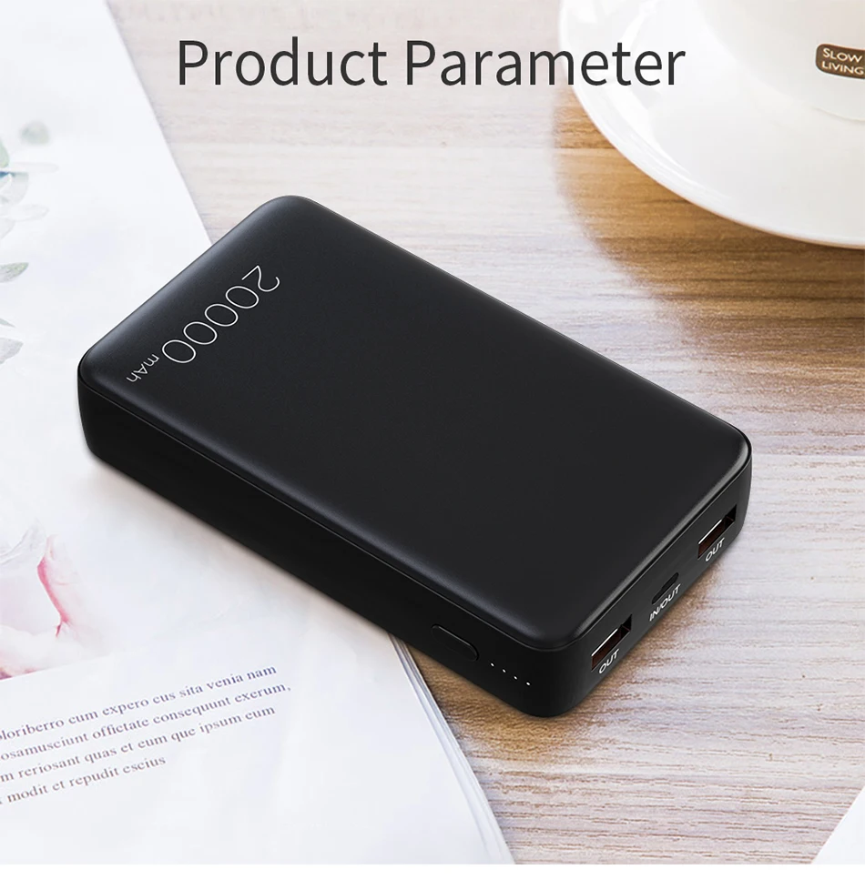 Essager, 20000 мА/ч, зарядное устройство, быстрая зарядка, QC 3,0, usb type C, PD, зарядное устройство для Xiaomi Mi, samsung, портативное зарядное устройство, внешняя батарея