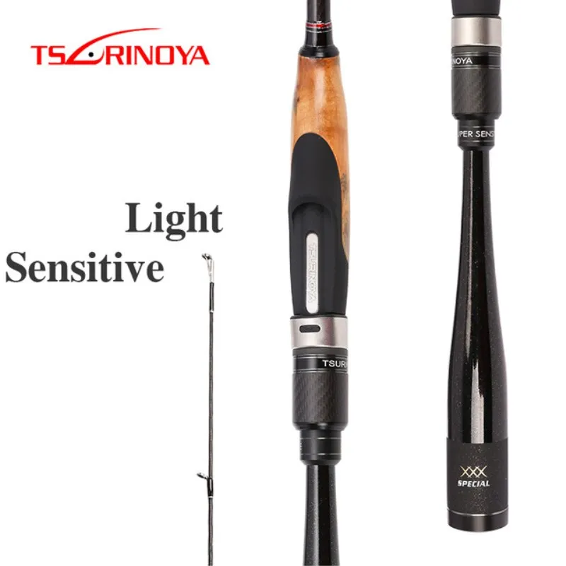 TSURINOYA AGILE L/ML Power 2 Secs 1 95 м 01 литая спиннинговая Удочка быстрое действие FUJI