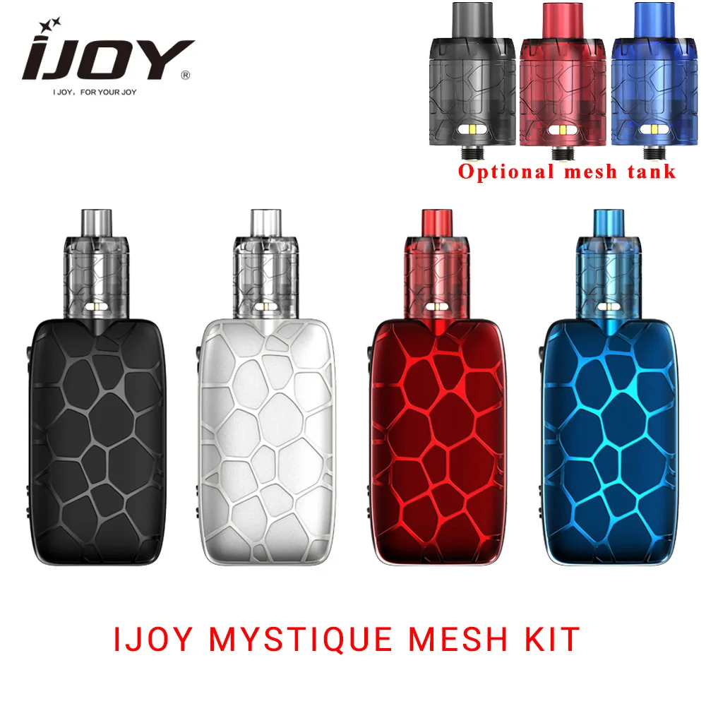 Новейший комплект IJOY MYSTIQUE MESH TC с майкой и чипсетом IWEPAL мод без 18650 электронных