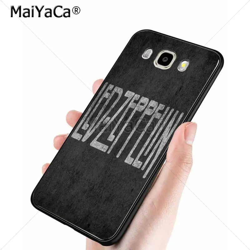 MaiYaCa Heavy Metal группы Led Zeppelin типа «сделай сам» красивый чехол для телефона для samsung J5 j120 j3 j7() обратите внимание на то, что 3 note4 note5 чехол