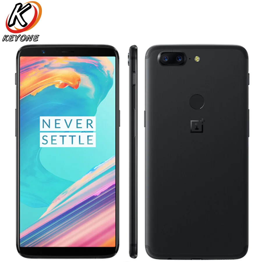 Оригинальный мобильный телефон OnePlus 5 T 4G 6 01 &quot6 ram 64 rom Snapdragon 835 Octa Core 18:9 экран 20MP + 16MP