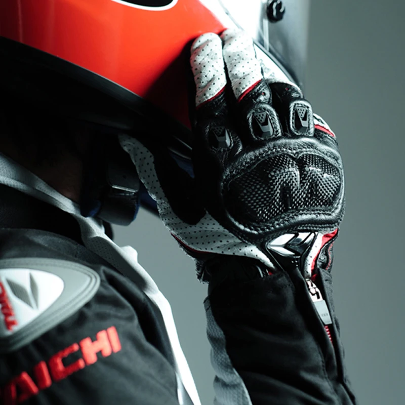 Guantes moto cuero кожаные гоночные перчатки мотоциклетные для езды по пересеченной