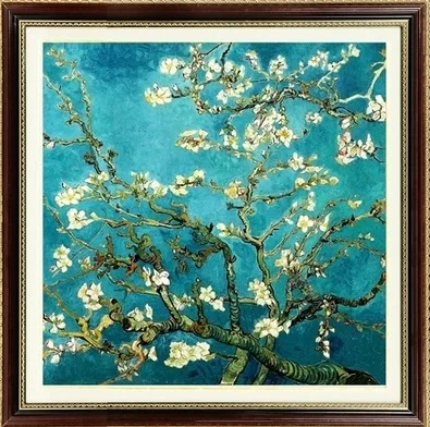 Набор для рукоделия вышивки крестом из необработанных шелковых нитей полный