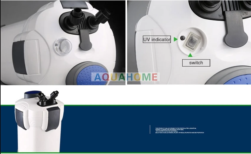 SUNSUN аквариумный фильтр HW302/HW303A/B/HW304A/B серии аквариумный фильтр с УФ лампой 220 В/50 Гц для среднего аквариума