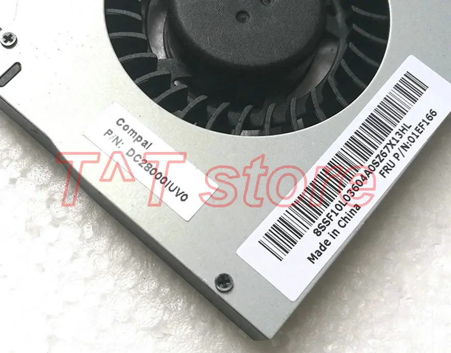 Новый оригинальный вентилятор охлаждения для Lenovo ideacentre AiO 510S FRU 01EF166 BAZA0712R5M P006