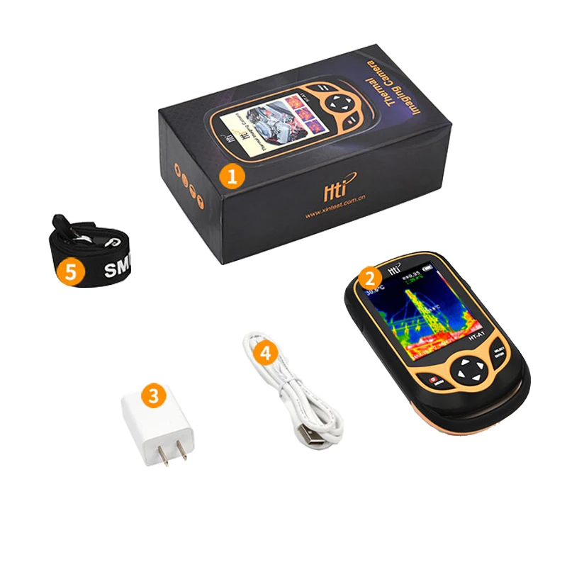 XEAST HT A1 3 2 дюймовый полноэкранный инфракрасный термометр тепловизор 0.3MP детектор