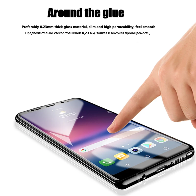 5D изогнутое полное покрытие закаленное стекло для Samsung Galaxy S9 Plus 3D Защитная пленка