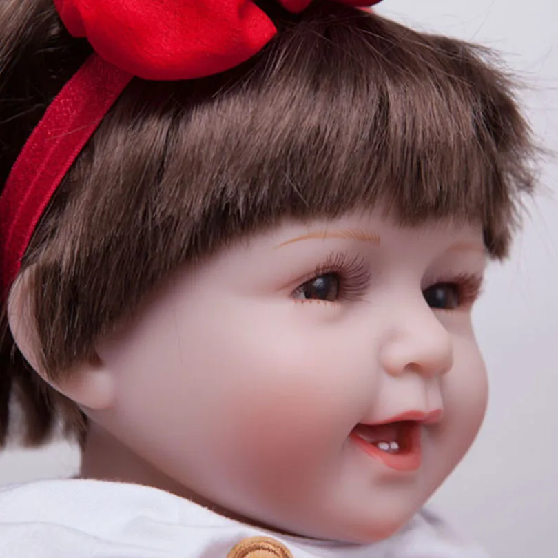Новинка 2017 года силиконовые куклы для новорожденных девочек хлопковые игрушки