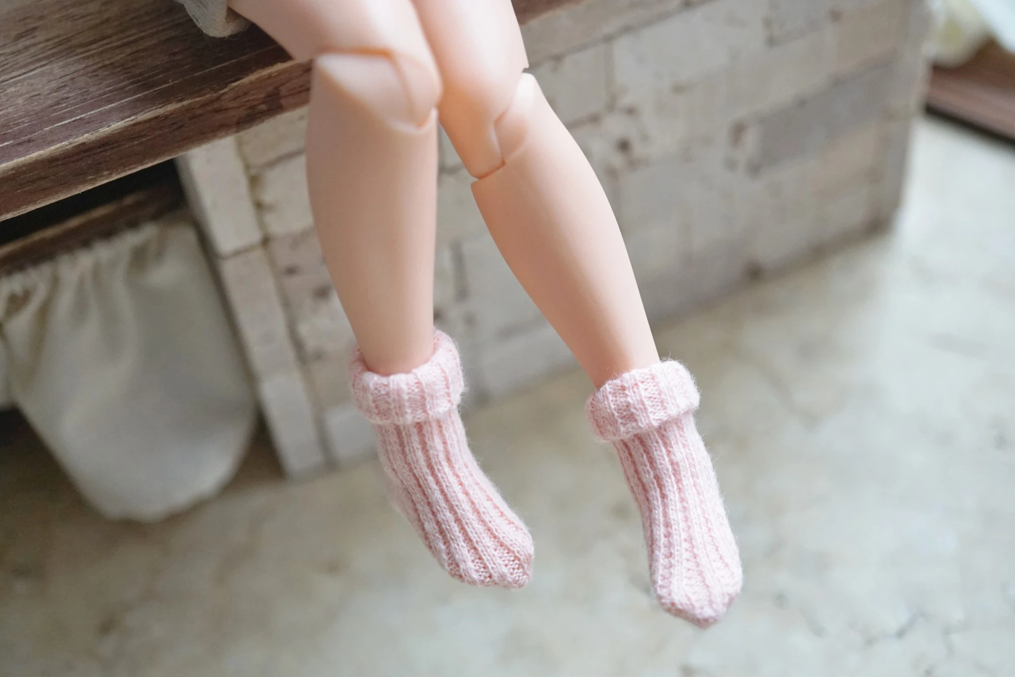 Носки для кукол 6 цветов милые носки из ниток Blyth Azone barbis Pullip 1/6 Одежда | Игрушки и