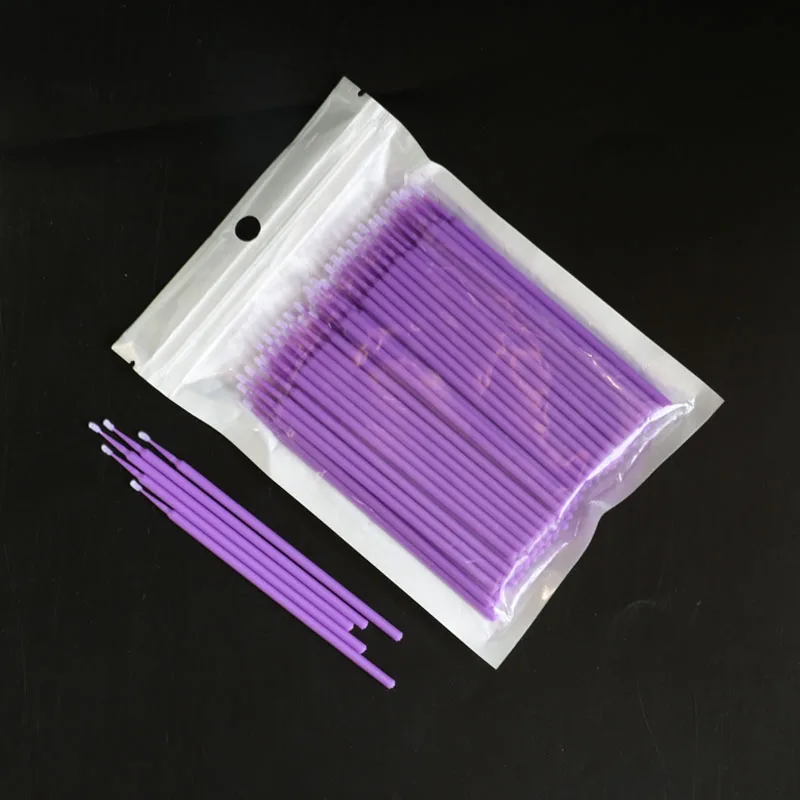 5*100 шт. Полуперманентная вышивка ватные тампоны Микро Кисти татуировки