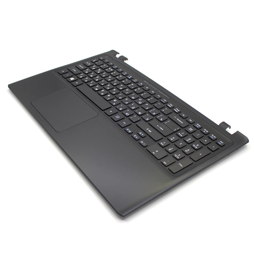V5-551 RU клавиатура ноутбука с верхней частью корпуса для ACER / V5-551G подставка для ладони с сенсорной панелью на.
