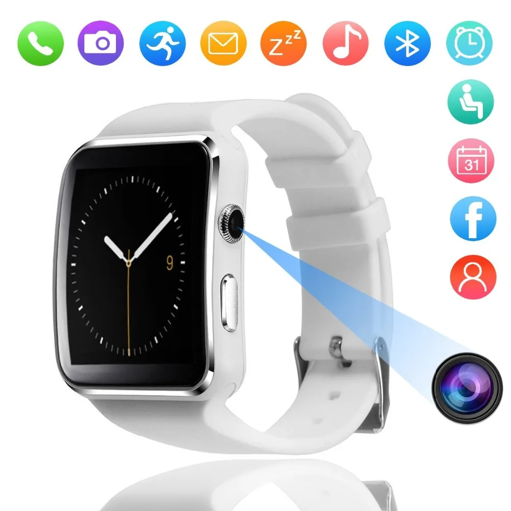 Умные часы Sim Push Message Bluetooth для Android IOS reloj мужские и женские спортивные умные IPhone