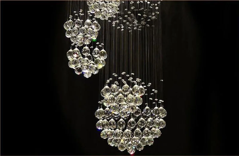 Длинная хрустальная люстра светильник ing lustres lampadari Современная сценическая люстра светодиодный светильник, прозрачный хрустальный светильник ing светильники
