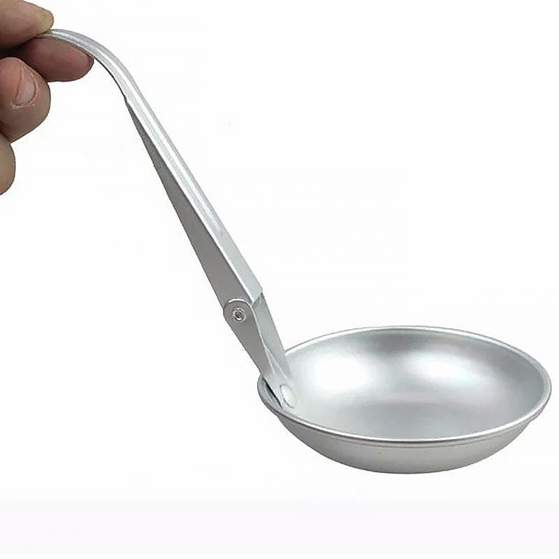 Складная ложка портативная Экологичная походная посуда износостойкая уличная |