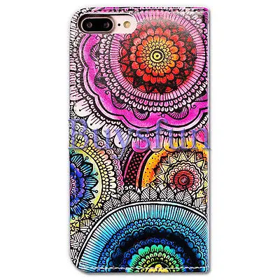 Bcov Племенных Цветы Кожаный Бумажник Аргументы За Крышки iPhone 7 Plus 100023644 |