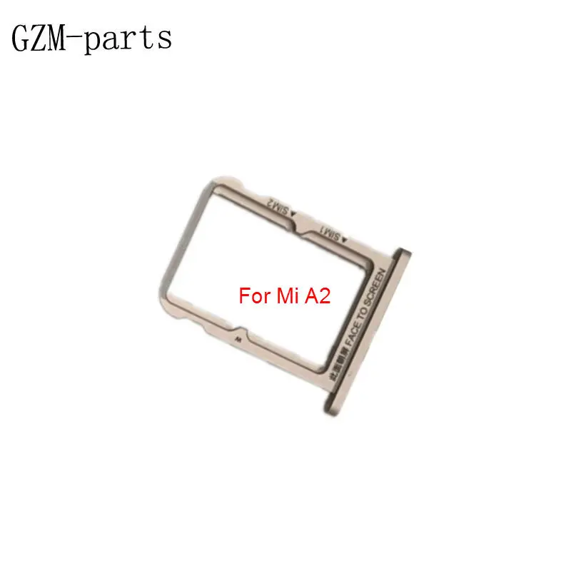 Gzm-части 1 шт для Xiaomi Mi A2 sim-карты лоток держатель слот карты Micro SD адаптер для Xiaomi Mi A2 Lite SIM лоток Запчасти