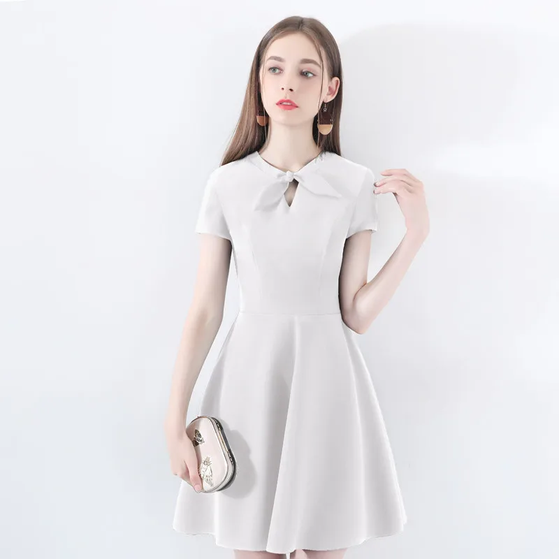 Коктейльные платья Robe De Cocktail Короткие коктейльные с коротким рукавом 2020 женские