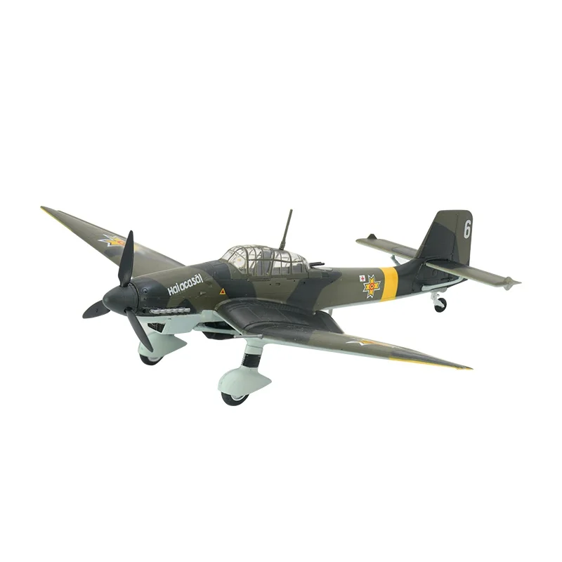Предварительно построенный 1:72 scale Ju 87 Stuka dive bomber World War II 87D aircraft hobby Коллекционная