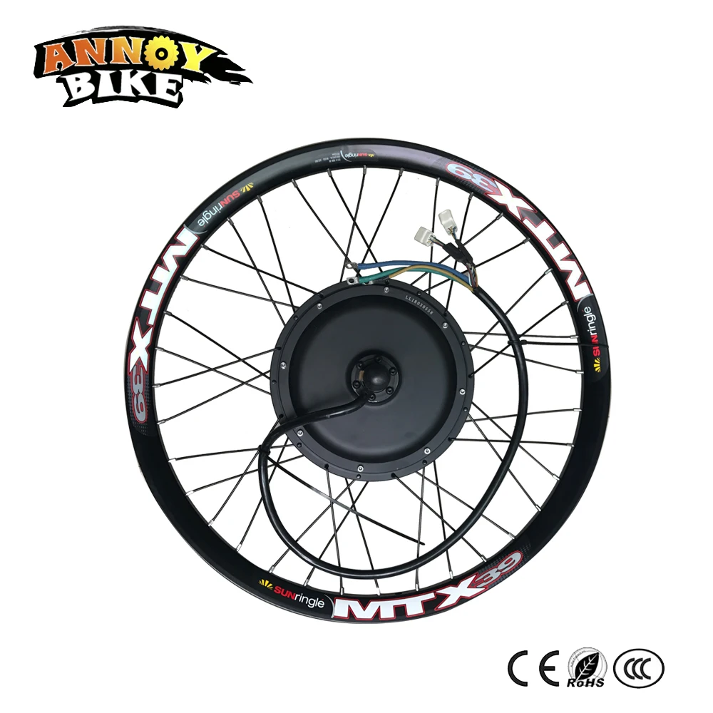 Электрический велосипед 72V3000W моторное колесо с батареей 24 &quot26&quot 75-85 км/ч набор