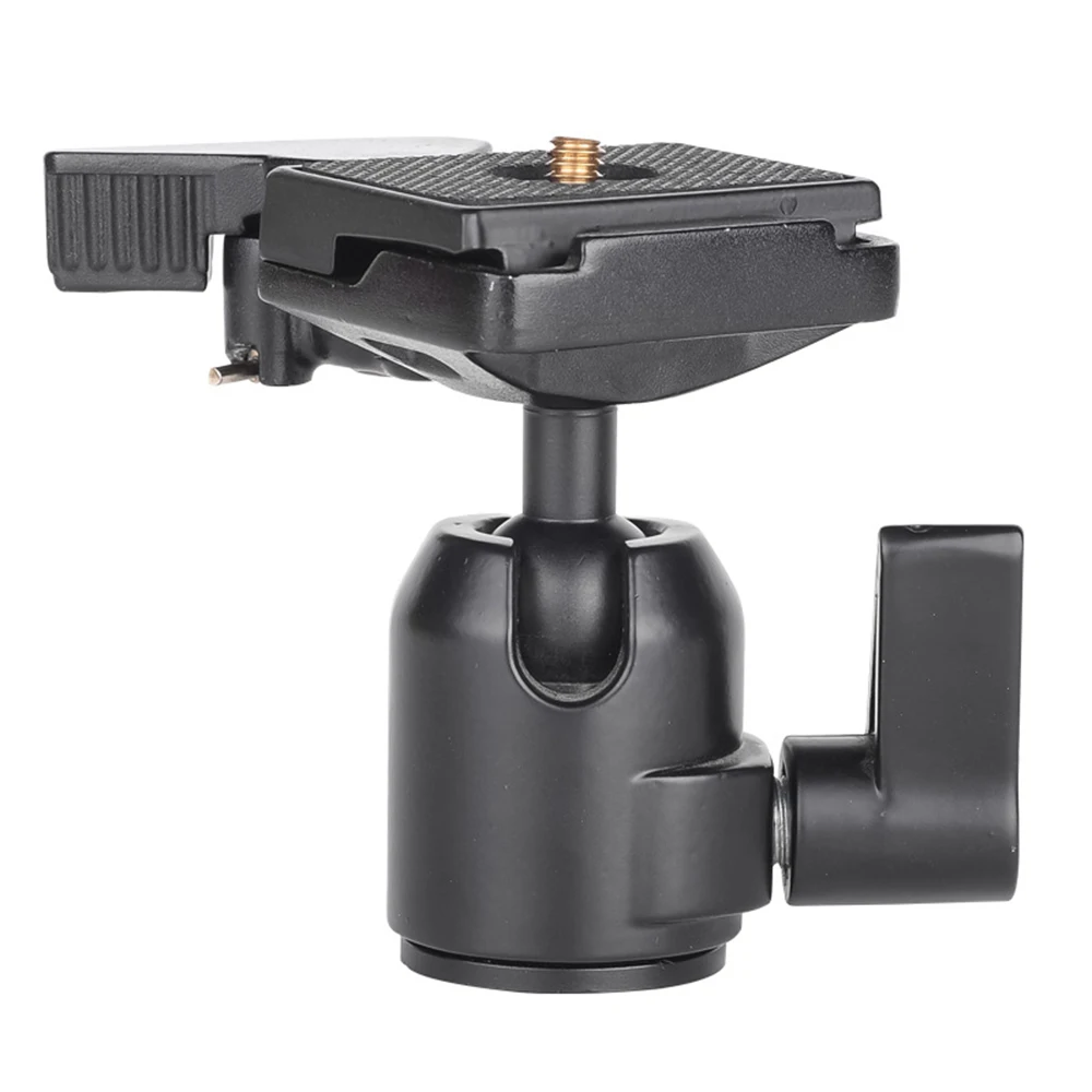 

High quality Professional Aluminum alloy Ball Head Gimbal for Monopod Tripod adaptor mount With 1/4" Screw for Canon Nikon DSLR