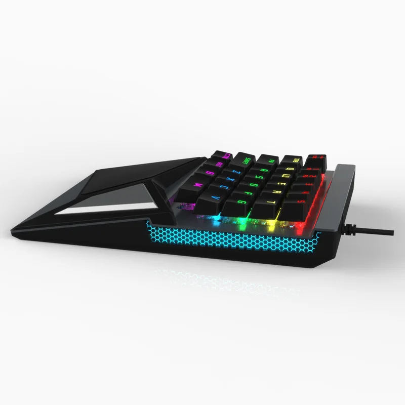 M416 одной рукой Gaming Keyboard USB проводной механическая клавиатура 28 клавиши