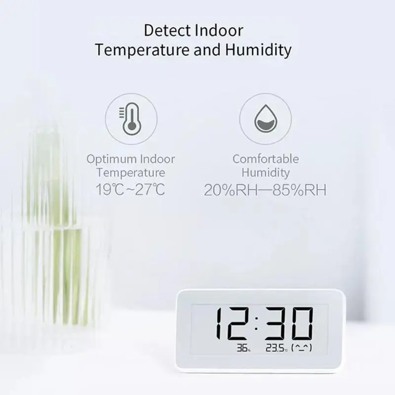 Xiaomi Mijia Smart Bluetooth Температура Влажность сенсор ЖК дисплей экран цифровой термометр измеритель влажности осушители часть