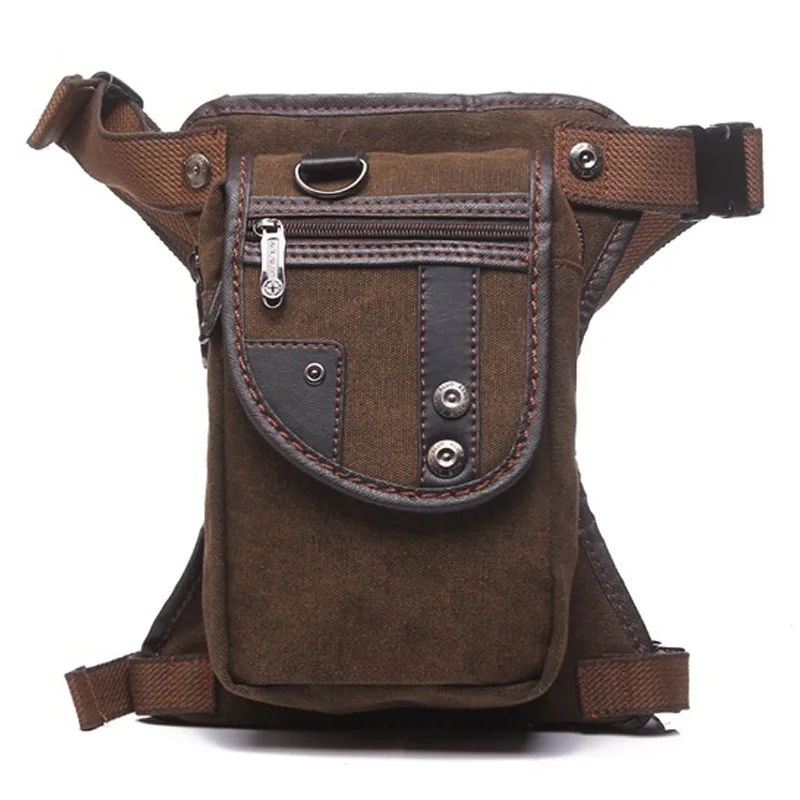 Винтажные популярные мужские поясные сумки многофункциональная холщовая