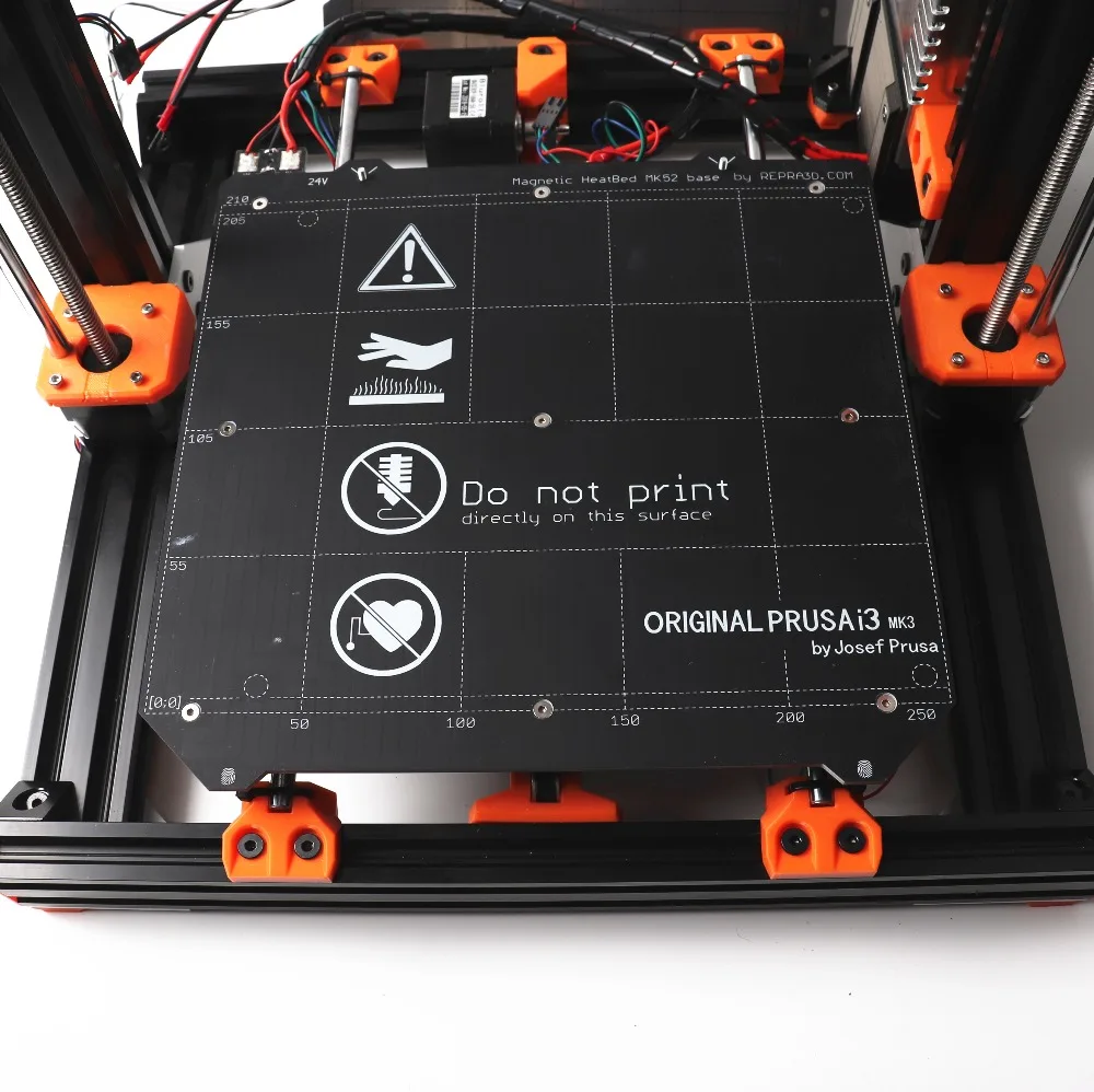 Prusa i3 MK3 обновление медведя, 2040 V-слот алюминиевые профили, стержни, мощность паники PSU, комплект двигателей, подогрев, Y каретки, ремень, шкивы (art.: 7ac12edef) - 7ac12edef