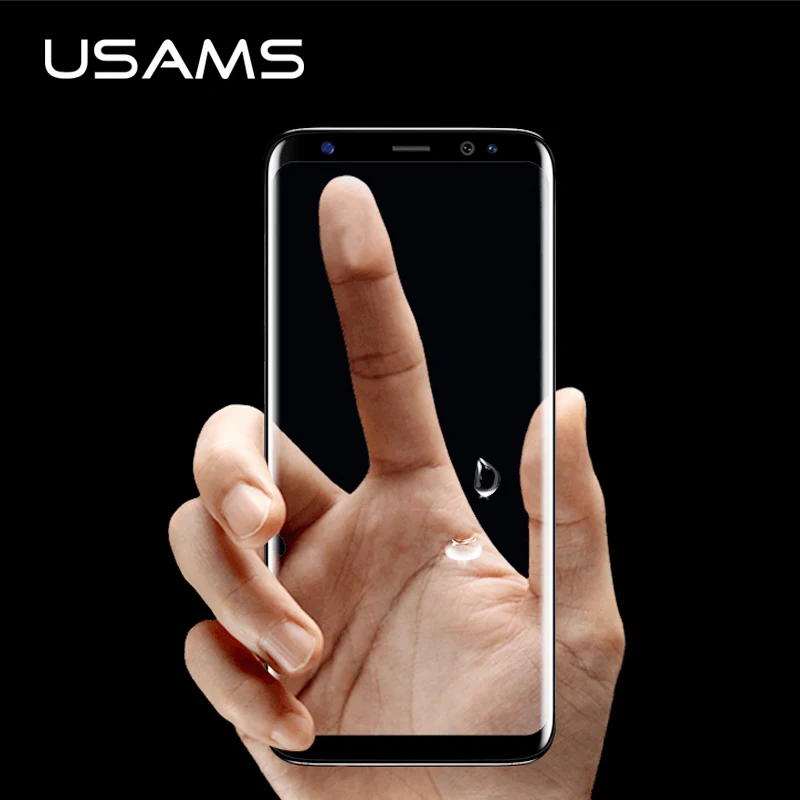 USAMS 3D изогнутые закаленное Стекло Экран протектор для Samsung S8 плюс пленка полный