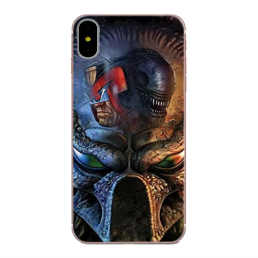 Аниме Alien vs Predator для Xiaomi Redmi Note 2 3 3S 4 4A 4X 5 5A 6 6A Pro Plus Мягкий силиконовый прозрачный