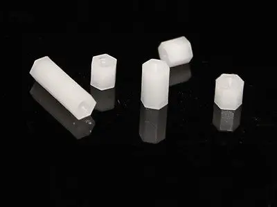 

50 шт. m2.5x6 мм нейлоновая шестиугольная колонна с гайкой