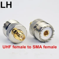 antenna connecting accessories connector two way radio to car mobile radio uhf female to sma female adaptor