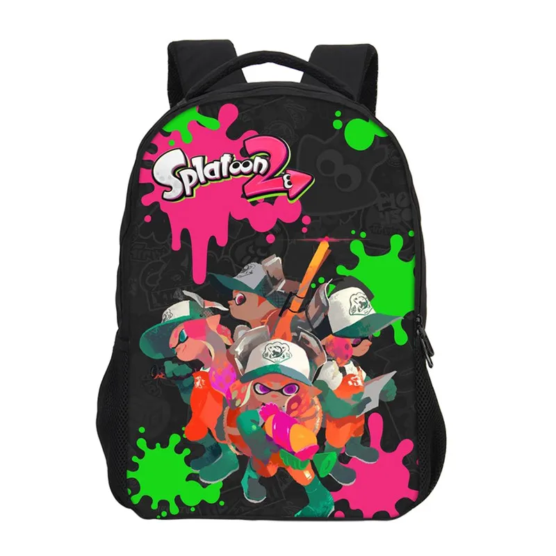 Хайнс Орел Фанни аниме печать Splatoon 2 рюкзаки для девочек мальчиков Bookbag сумка