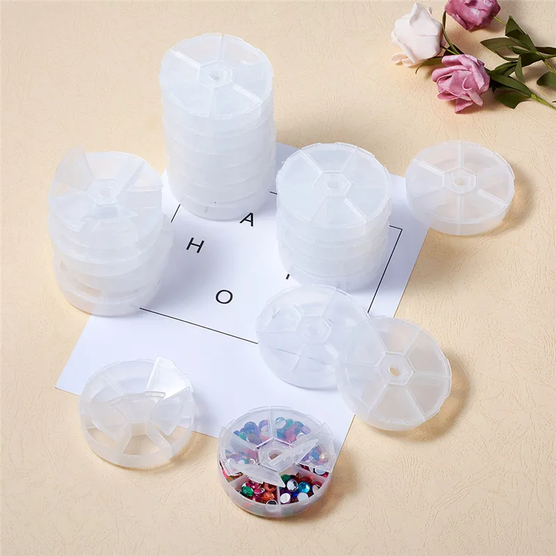 20 шт. пластиковые контейнеры для украшений 78 х18 мм