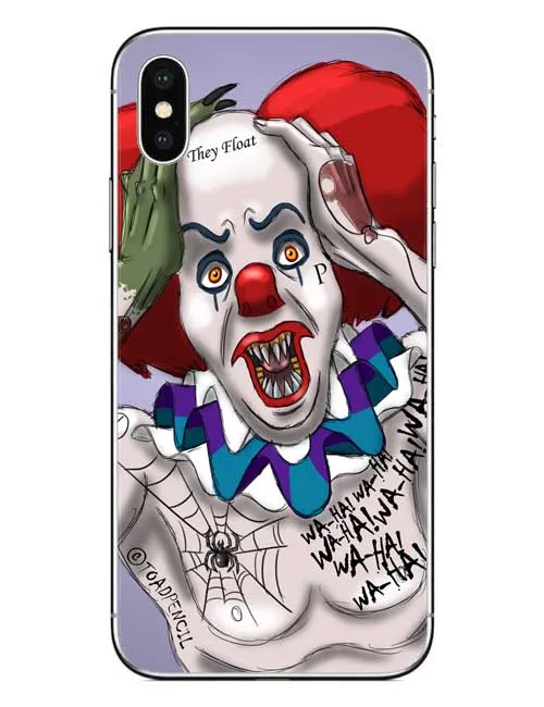 Чехол для телефона клоун ужас жесткий пластиковый чехол iPhone 5 5S SE 6 6s плюс 7 Plus 8