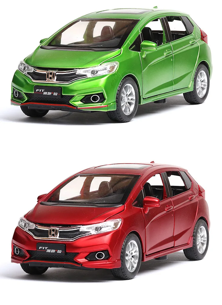 1:32 игрушечный автомобиль Honda Fit Металлический Игрушечный литой автомобиль Diecasts& игрушечный Транспорт модель автомобиля волчий ВОИН модель автомобиля игрушки для детей