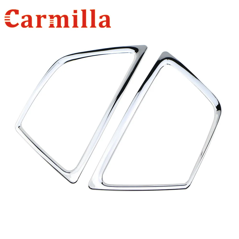 

Carmilla Car Front Fog Lamp Sticker Head Fog Light Cover Trim Abs Chrome For FORD Ecosport 2013 20142015 2016 Acc.