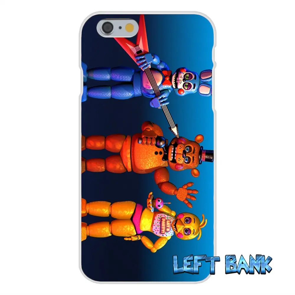 Мягкий силиконовый прозрачный чехол из ТПУ для Samsung Galaxy Note 3 4 5 S4 S5 MINI S6 S7 edge Five nights at